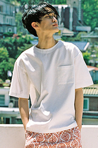 Woven Loose-Fit T-Shirt_Off White(30%off 89000→62300)
