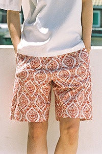 Print String Shorts_Red(30%off 158000→110600)