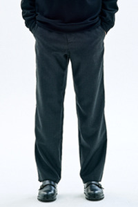 Wool Wide String Pants_Charcoal(30%off 198000→138600)